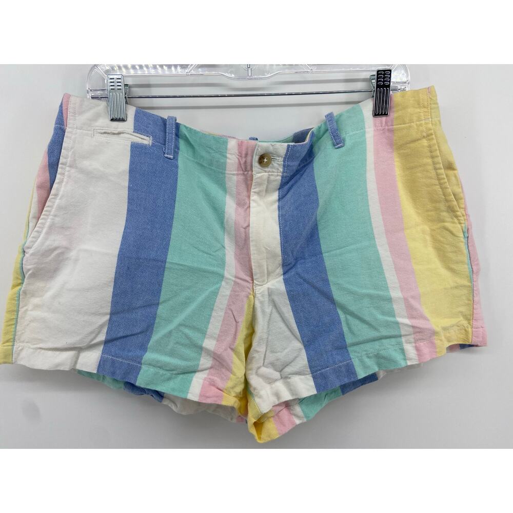 Boho Coastal Striped Ralph Lauren Chino Shorts